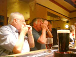 A couple of good old boys get into it at the Shore Bar - 2004