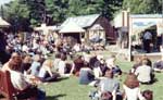 The Free Electric Stage at Laxey Station Bandstand - Thanks to Pete Woodman who dug this out of his archive