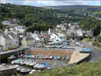 Laxey Harbour by Peter Killey