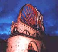 Laxey Wheel By Night