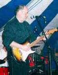 Click for larger photo of Ade, Smokin', Wakelin and a 1955 Fender Strat