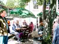 The Sunday crowd at The Mines enjoy the sunshine and a very cool Sunday 2003 vibe