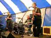 The Cahonies in the Queens Blues Marquee 2003