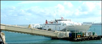 Liverpool to The isle of Man on the Super Seacat